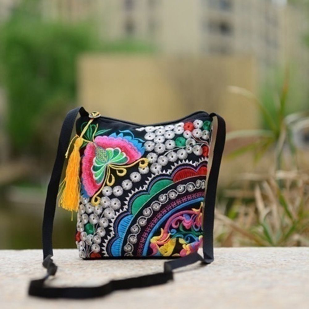 Ethnic Boho Handmade Embroidery Bag